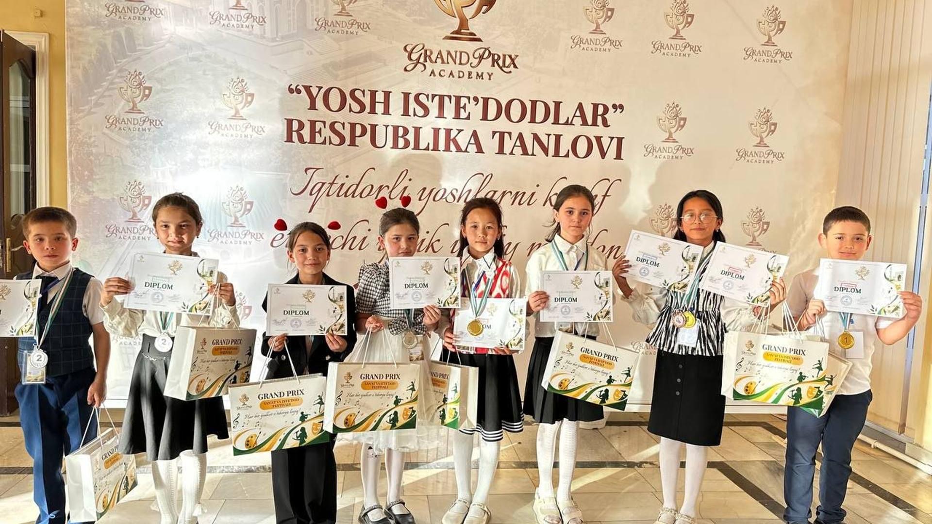 “Yosh iste’dodlar” Respublika tanlovida maktabimiz o‘quvchilari munosib natijalarni qo‘lga kiritdilar!