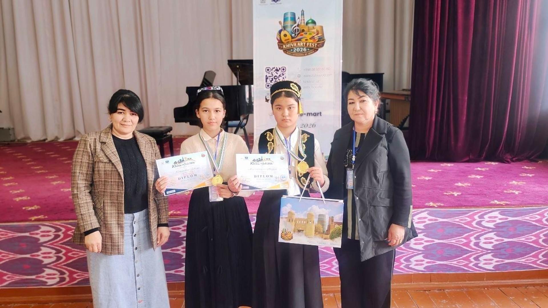 BOLALAR MUSIQA VA SAN'AT MAKTABI O'QUVCHILARIDAN NAVBATDAGI G'ALABA