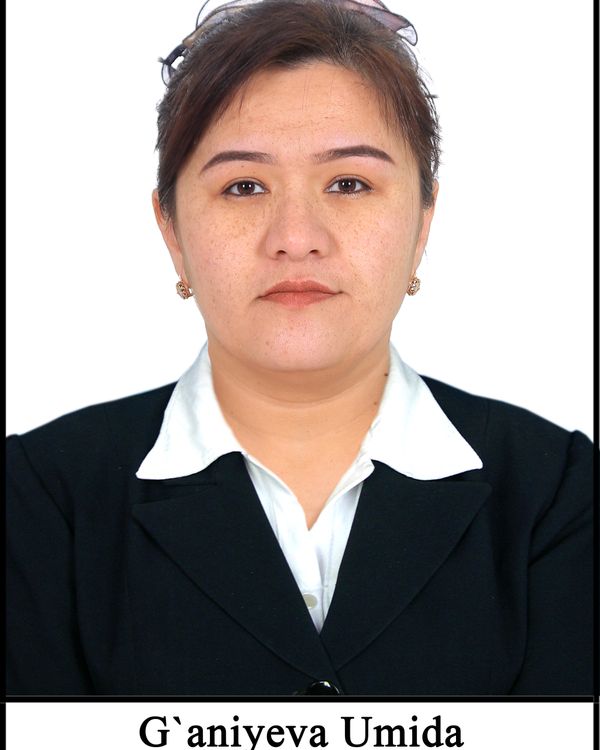 G`aniyeva Umida Komiljon qizi