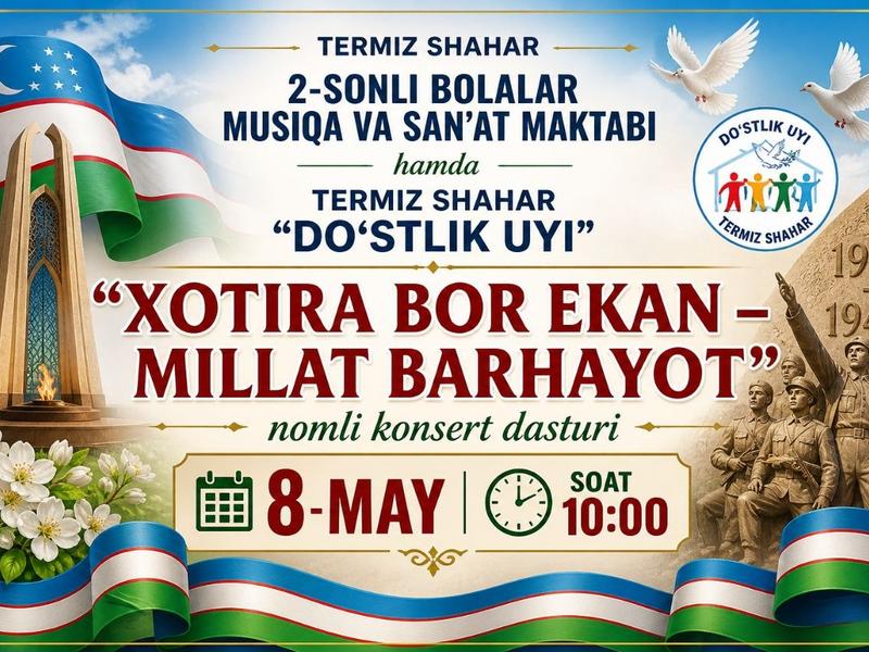 Xotira bor ekan -millat barhayot